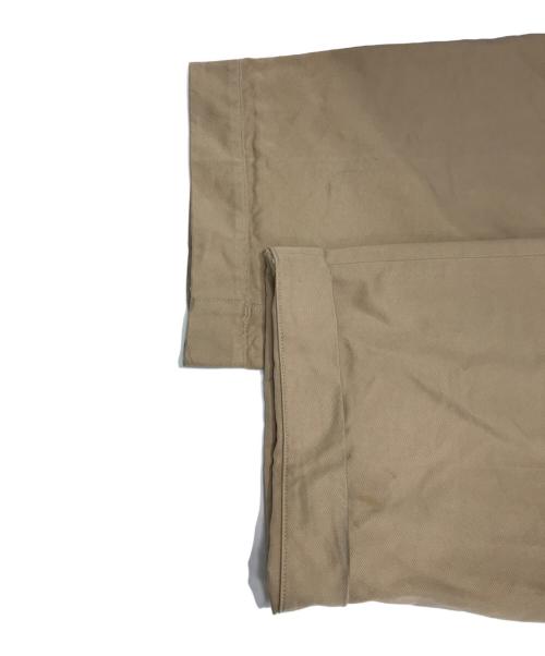 AURALEE（オーラリー）AURALEE (オーラリー) WASHED FINX CHINO ONE-TUCK PANTS カーキの古着・服飾アイテム