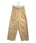 AURALEE（オーラリー）の古着「WASHED FINX CHINO ONE-TUCK PANTS」｜カーキ