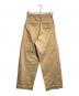 AURALEE (オーラリー) WASHED FINX CHINO ONE-TUCK PANTS カーキ：20000円