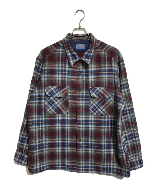 PENDLETON（ペンドルトン）PENDLETON (ペンドルトン) 開襟ボードシャツ ブルー サイズ:Lの古着・服飾アイテム