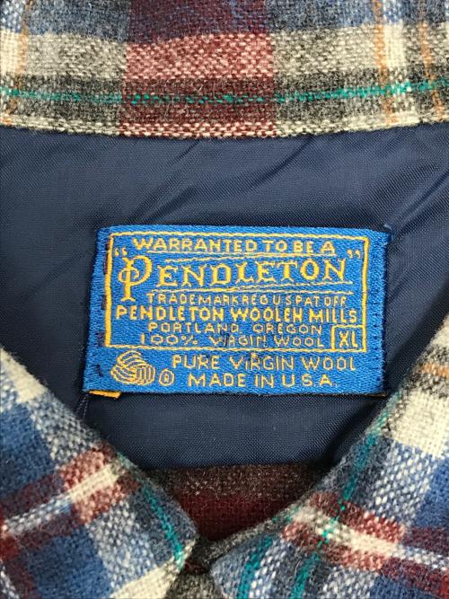 PENDLETON（ペンドルトン）PENDLETON (ペンドルトン) 開襟ボードシャツ ブルー サイズ:Lの古着・服飾アイテム
