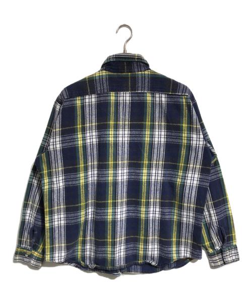 FIVE BROTHER（ファイブブラザー）FIVE BROTHER (ファイブブラザー) ネルシャツ ネイビー×ホワイト サイズ:XLの古着・服飾アイテム