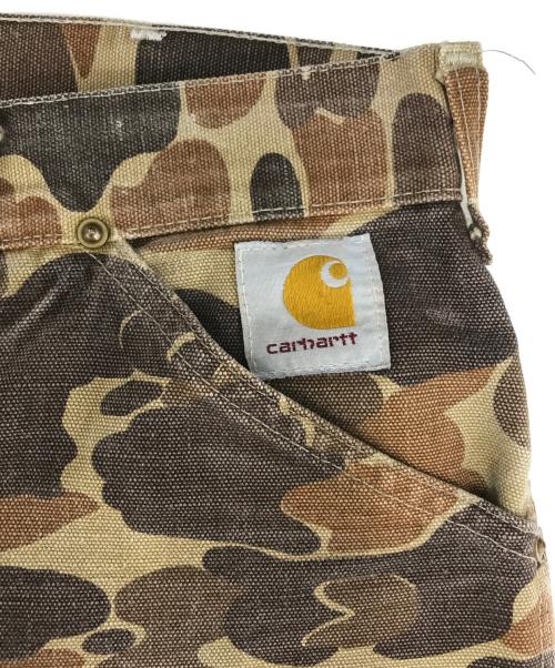 CarHartt（カーハート）CarHartt (カーハート) ダックハンターダック地ペインターパンツ ブラウン サイズ:34の古着・服飾アイテム