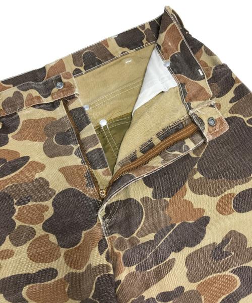 CarHartt（カーハート）CarHartt (カーハート) ダックハンターダック地ペインターパンツ ブラウン サイズ:34の古着・服飾アイテム