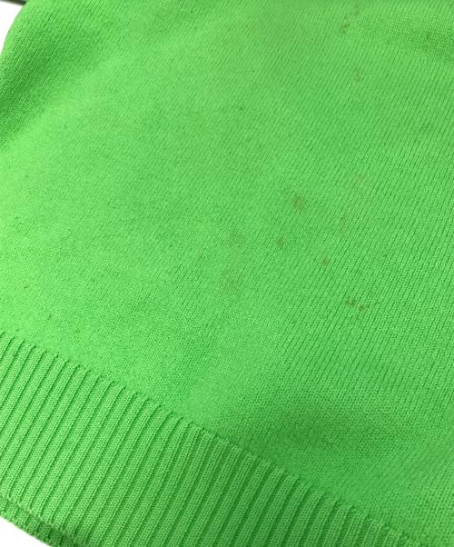 AMI PARIS（アミ パリス）AMI PARIS (アミ パリス) ハートロゴクルーネックニット グリーン サイズ:Mの古着・服飾アイテム