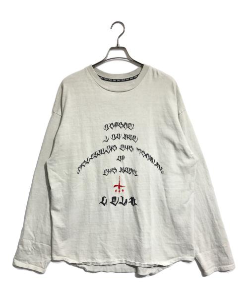CVTVLIST（カタリスト）CVTVLIST (カタリスト) ロングスリーブカットソー ベージュ サイズ:Lの古着・服飾アイテム