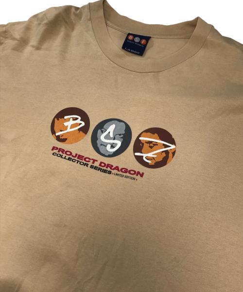 BSF（ビーエスエフ）BSF (ビーエスエフ) プリントTシャツ ベージュ サイズ:Lの古着・服飾アイテム