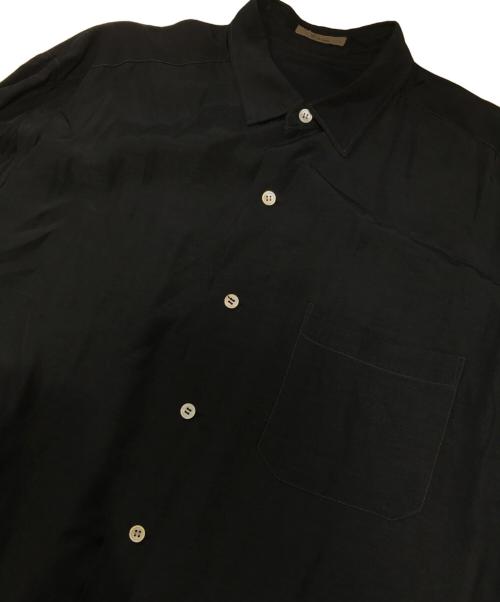 Y's for men（ワイズフォーメン）Y's for men (ワイズフォーメン) レーヨンシルクシャツ ブラック サイズ:表記なしの古着・服飾アイテム