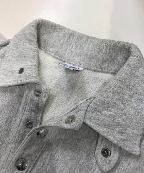 Champion（チャンピオン）Champion (チャンピオン) チンストハーフスナップスウェット グレー サイズ:Mの古着・服飾アイテム
