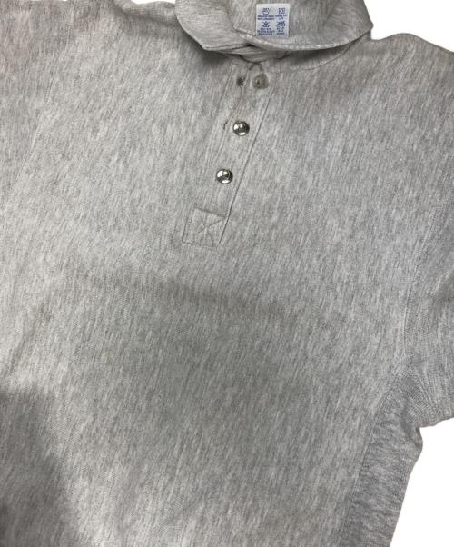 Champion（チャンピオン）Champion (チャンピオン) チンストハーフスナップスウェット グレー サイズ:Mの古着・服飾アイテム