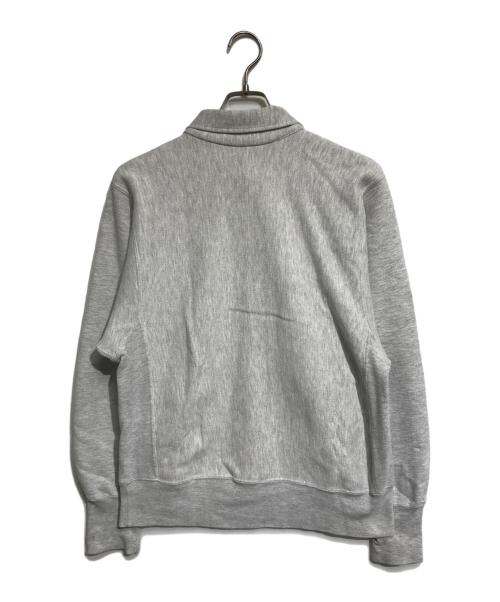Champion（チャンピオン）Champion (チャンピオン) チンストハーフスナップスウェット グレー サイズ:Mの古着・服飾アイテム
