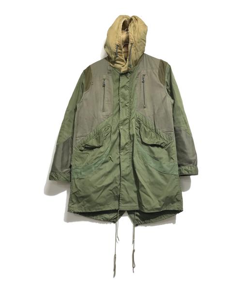 ink（インク）ink (インク) 再構築モッズコート カーキ サイズ:Ｍの古着・服飾アイテム