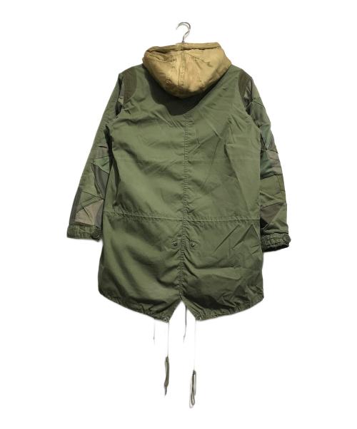 ink（インク）ink (インク) 再構築モッズコート カーキ サイズ:Ｍの古着・服飾アイテム
