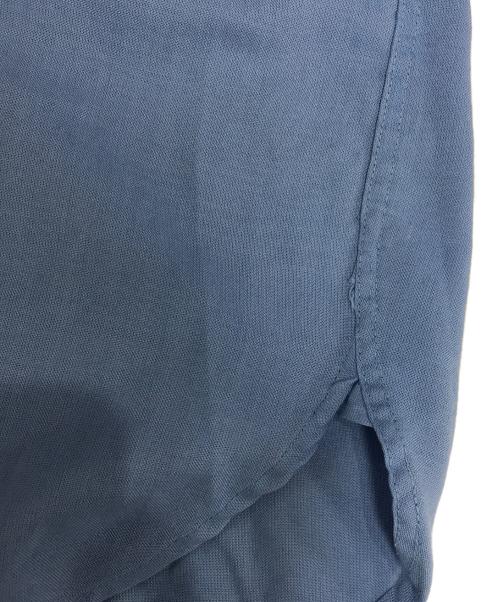 Unitog（ユニトグ）Unitog (ユニトグ) マチ付オープンカラワークーシャツ ネイビー サイズ:18-18 1/2の古着・服飾アイテム