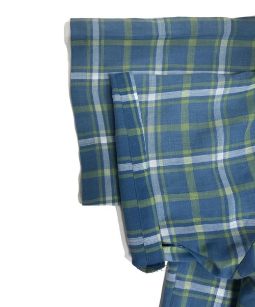 TOWN CRAFT（タウンクラフト）TOWN CRAFT (タウンクラフト) チェックオープンカラーシャツ ネイビー サイズ:Mの古着・服飾アイテム