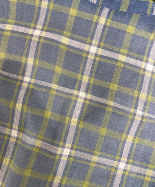 TOWN CRAFT（タウンクラフト）TOWN CRAFT (タウンクラフト) チェックオープンカラーシャツ ネイビー サイズ:Mの古着・服飾アイテム