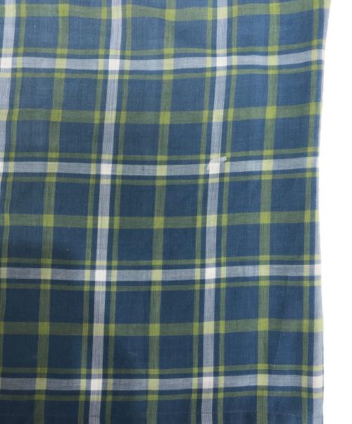 TOWN CRAFT（タウンクラフト）TOWN CRAFT (タウンクラフト) チェックオープンカラーシャツ ネイビー サイズ:Mの古着・服飾アイテム
