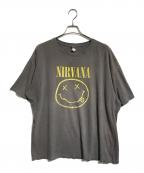 バンドTシャツバンドTシャツ）の古着「00s NIRVANA(ニルヴァーナ) バンドTシャツ」｜フェードブラック