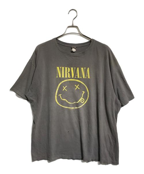 バンドTシャツ（バンドTシャツ）バンドTシャツ (バンドTシャツ) 00s NIRVANA(ニルヴァーナ) バンドTシャツ フェードブラック サイズ:2XLの古着・服飾アイテム