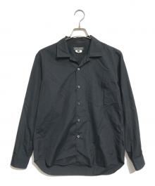COMME des GARCONS HOMME PLUS（コムデギャルソンオムプリュス）の古着「オープンカラーシャツ」｜ブラック