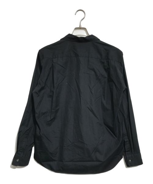 COMME des GARCONS HOMME PLUS（コムデギャルソンオムプリュス）COMME des GARCONS HOMME PLUS (コムデギャルソンオムプリュス) オープンカラーシャツ ブラック サイズ:Sの古着・服飾アイテム