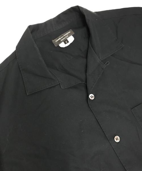 COMME des GARCONS HOMME PLUS（コムデギャルソンオムプリュス）COMME des GARCONS HOMME PLUS (コムデギャルソンオムプリュス) オープンカラーシャツ ブラック サイズ:Sの古着・服飾アイテム