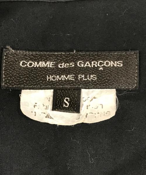 COMME des GARCONS HOMME PLUS（コムデギャルソンオムプリュス）COMME des GARCONS HOMME PLUS (コムデギャルソンオムプリュス) オープンカラーシャツ ブラック サイズ:Sの古着・服飾アイテム