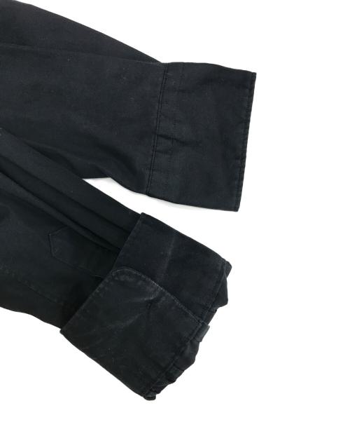 COMME des GARCONS HOMME PLUS（コムデギャルソンオムプリュス）COMME des GARCONS HOMME PLUS (コムデギャルソンオムプリュス) オープンカラーシャツ ブラック サイズ:Sの古着・服飾アイテム