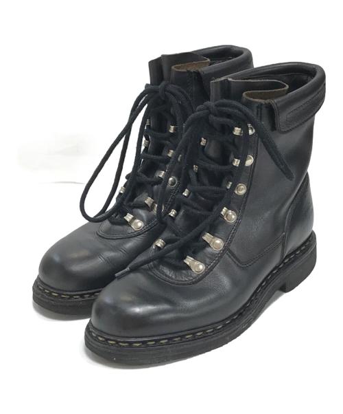 YOHJI YAMAMOTO（ヨウジヤマモト）YOHJI YAMAMOTO (ヨウジヤマモト) PARABOOT (パラブーツ) トレッキングブーツ ブラック サイズ:25の古着・服飾アイテム
