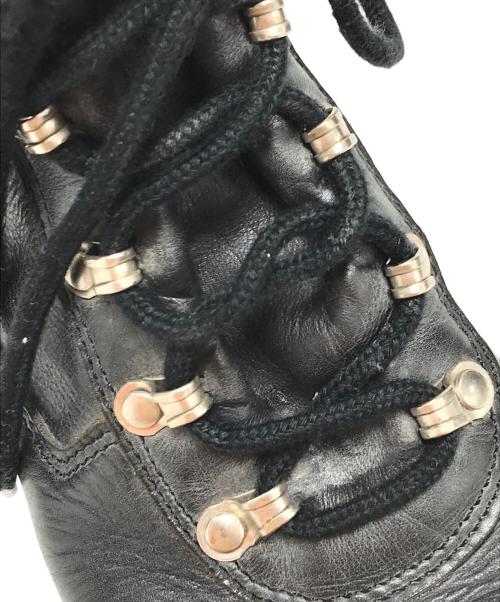 YOHJI YAMAMOTO（ヨウジヤマモト）YOHJI YAMAMOTO (ヨウジヤマモト) PARABOOT (パラブーツ) トレッキングブーツ ブラック サイズ:25の古着・服飾アイテム