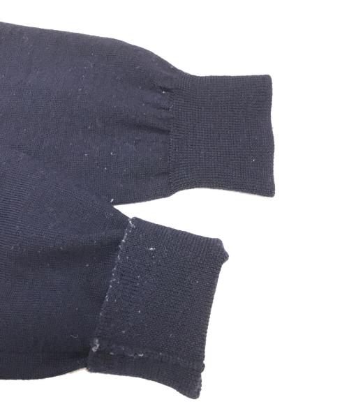 COMME des GARCONS COMME des GARCONS（コムデギャルソン コムデギャルソン）COMME des GARCONS COMME des GARCONS (コムデギャルソン コムデギャルソン) 花柄刺繍 ニットカーディガン ネイビー サイズ:Sの古着・服飾アイテム