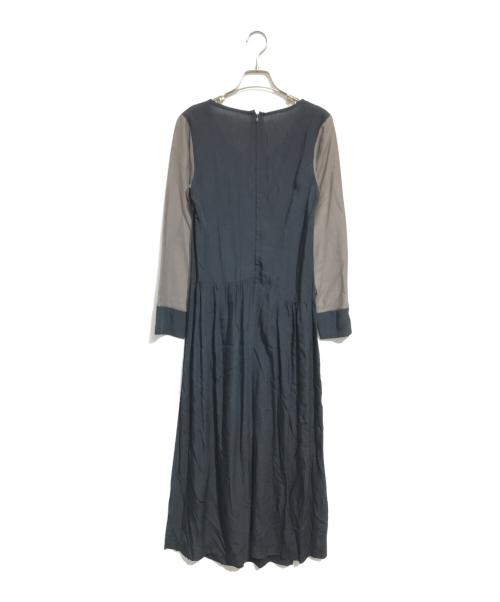 COMME des GARCONS（コムデギャルソン）COMME des GARCONS (コムデギャルソン) バイカラーレーヨンワンピース ブラック サイズ:Sの古着・服飾アイテム