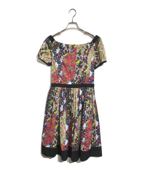 PRADA（プラダ）PRADA (プラダ) holliday&brown (ホリデーアンドブラウン) 花柄ワンピース マルチカラー サイズ:38Sの古着・服飾アイテム