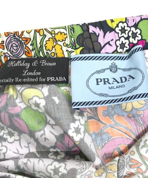 PRADA（プラダ）PRADA (プラダ) holliday&brown (ホリデーアンドブラウン) 花柄ワンピース マルチカラー サイズ:38Sの古着・服飾アイテム