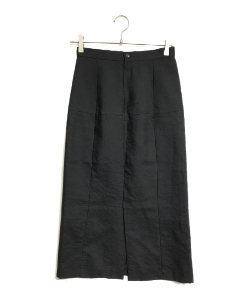 tricot COMME des GARCONS（トリココムデギャルソン）tricot COMME des GARCONS (トリココムデギャルソン) ウールギャバロングスカート ブラック サイズ:Sの古着・服飾アイテム