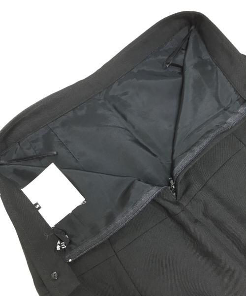 tricot COMME des GARCONS（トリココムデギャルソン）tricot COMME des GARCONS (トリココムデギャルソン) ウールギャバロングスカート ブラック サイズ:Sの古着・服飾アイテム