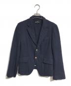 tricot COMME des GARCONSトリココムデギャルソン）の古着「金釦縮絨ブレザー」｜ネイビー