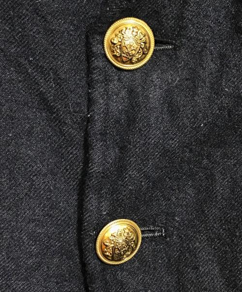tricot COMME des GARCONS（トリココムデギャルソン）tricot COMME des GARCONS (トリココムデギャルソン) 金釦縮絨ブレザー ネイビー サイズ:Mの古着・服飾アイテム
