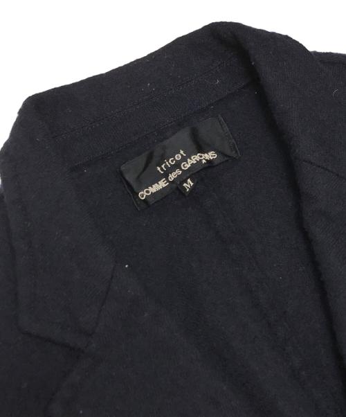 tricot COMME des GARCONS（トリココムデギャルソン）tricot COMME des GARCONS (トリココムデギャルソン) 金釦縮絨ブレザー ネイビー サイズ:Mの古着・服飾アイテム