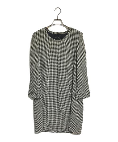 tricot COMME des GARCONS（トリココムデギャルソン）tricot COMME des GARCONS (トリココムデギャルソン) 千鳥格子ワンピース グレー サイズ:表記なしの古着・服飾アイテム