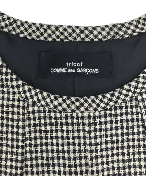 tricot COMME des GARCONS（トリココムデギャルソン）tricot COMME des GARCONS (トリココムデギャルソン) 千鳥格子ワンピース グレー サイズ:表記なしの古着・服飾アイテム