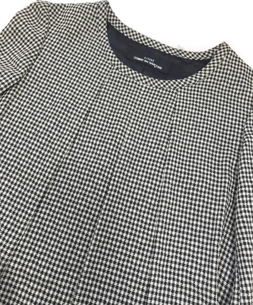 tricot COMME des GARCONS（トリココムデギャルソン）tricot COMME des GARCONS (トリココムデギャルソン) 千鳥格子ワンピース グレー サイズ:表記なしの古着・服飾アイテム