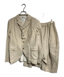 COMME des GARCONS COMME des GARCONS（コムデギャルソン コムデギャルソン）の古着「ヘンプリネンセットアップ」｜ベージュ