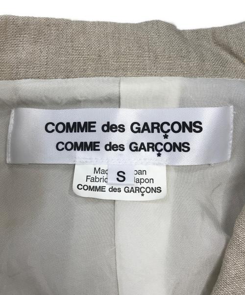 COMME des GARCONS COMME des GARCONS（コムデギャルソン コムデギャルソン）COMME des GARCONS COMME des GARCONS (コムデギャルソン コムデギャルソン) ヘンプリネンセットアップ ベージュ サイズ:トップス:S ボトムス:XSの古着・服飾アイテム