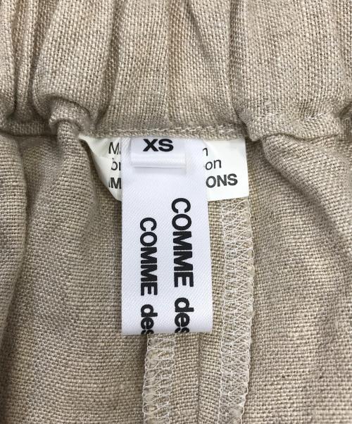 COMME des GARCONS COMME des GARCONS（コムデギャルソン コムデギャルソン）COMME des GARCONS COMME des GARCONS (コムデギャルソン コムデギャルソン) ヘンプリネンセットアップ ベージュ サイズ:トップス:S ボトムス:XSの古着・服飾アイテム
