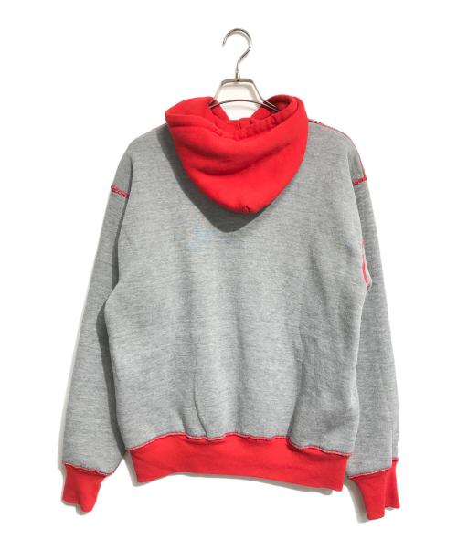 RUSSELL ATHLETIC（ラッセルアスレチック）RUSSELL ATHLETIC (ラッセルアスレチック) 2トーンダブルフェイスパーカー レッド サイズ:Lの古着・服飾アイテム
