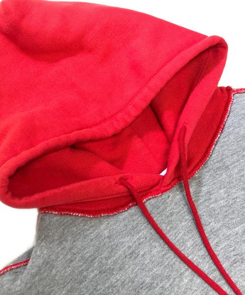RUSSELL ATHLETIC（ラッセルアスレチック）RUSSELL ATHLETIC (ラッセルアスレチック) 2トーンダブルフェイスパーカー レッド サイズ:Lの古着・服飾アイテム