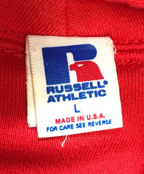 RUSSELL ATHLETIC（ラッセルアスレチック）RUSSELL ATHLETIC (ラッセルアスレチック) 2トーンダブルフェイスパーカー レッド サイズ:Lの古着・服飾アイテム