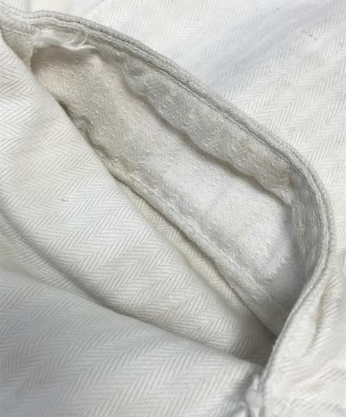 Adolphe Lafont（アドルフラフォン）Adolphe Lafont (アドルフラフォン) HBTフレンチワークジャケット ホワイト サイズ:50の古着・服飾アイテム