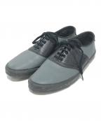 COMME des GARCONS COMME des GARCONSコムデギャルソン コムデギャルソン）の古着「レザースニーカー」｜グレー